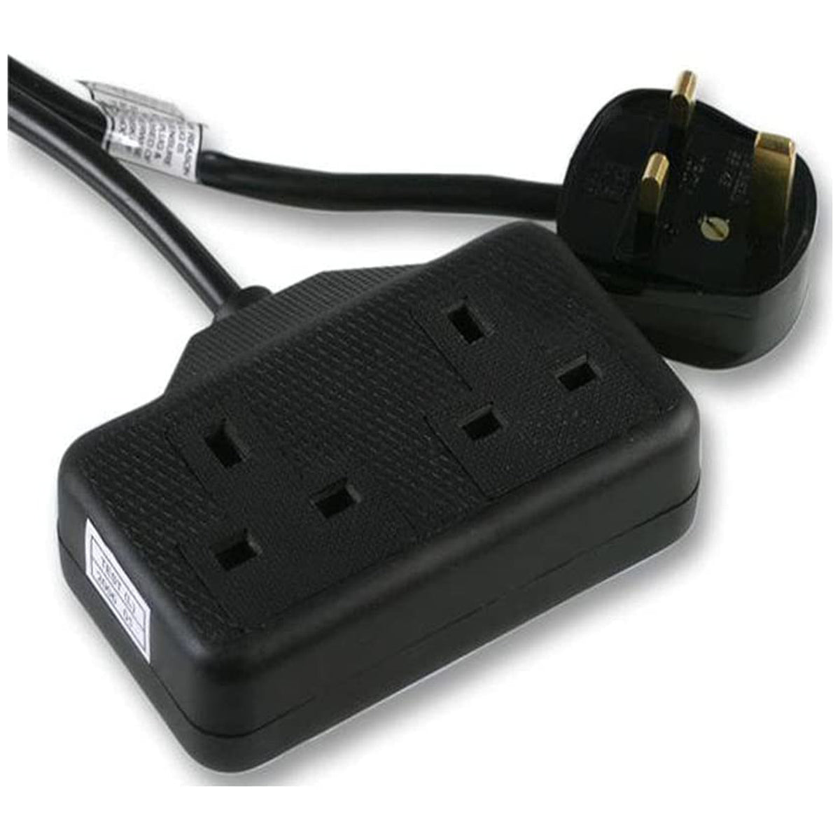 Buy 2 Gang Rubberised Garden Outdoor Extension Lead 5m online in UK